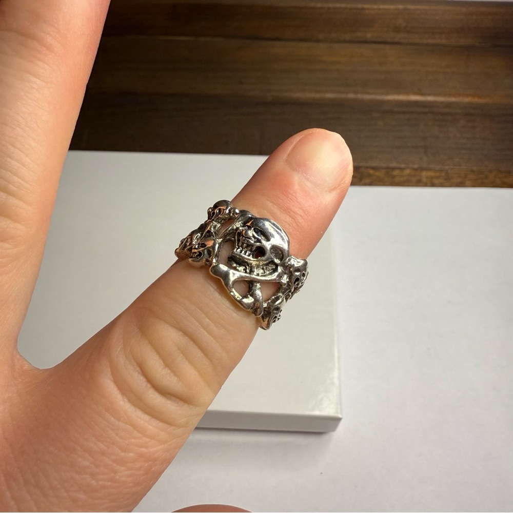 Silver Skull Ring